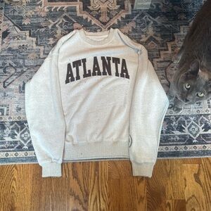 Atlanta Beige Sweater Fits a Medium